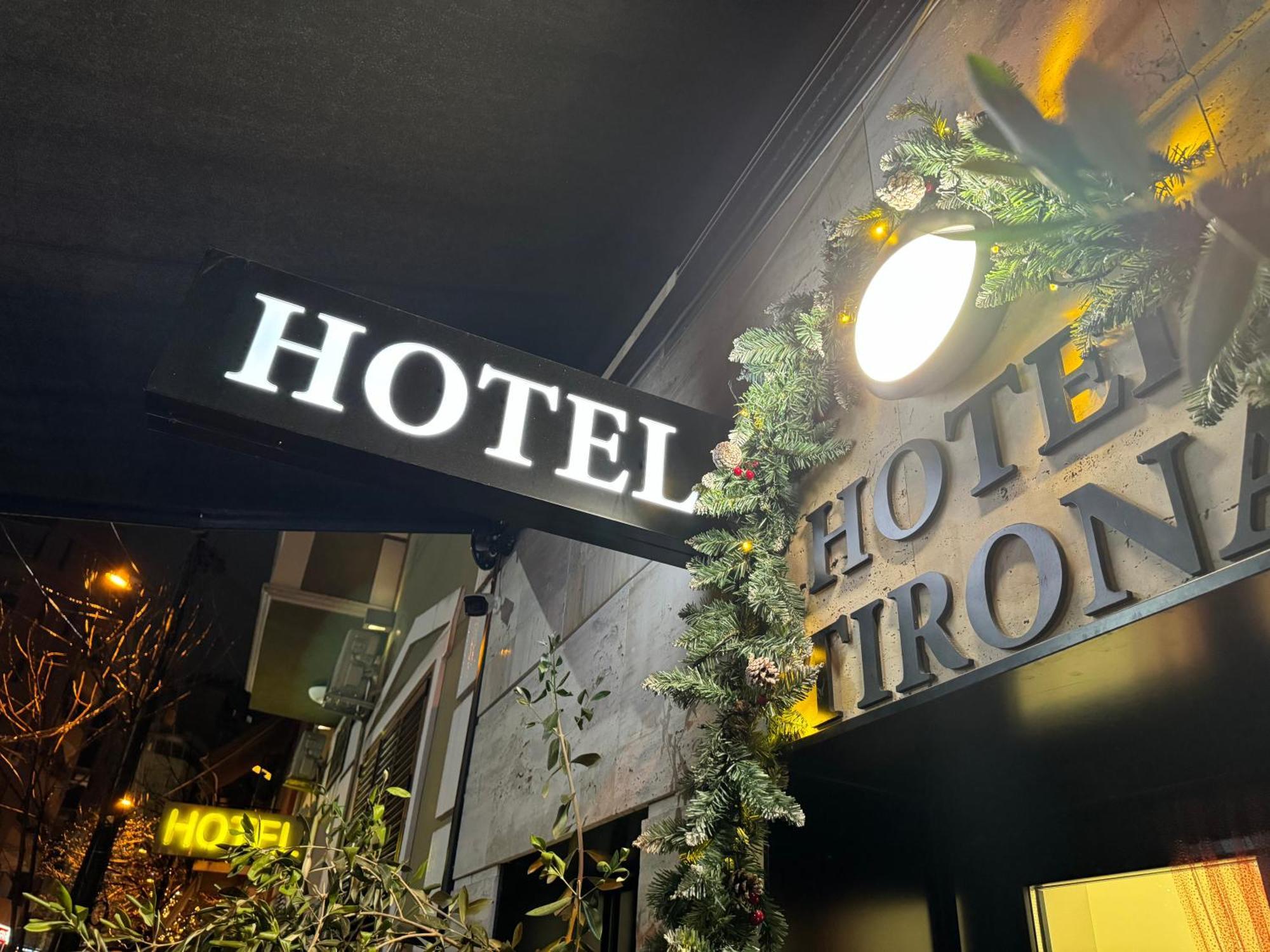 Hotel Tirona Tirana Exterior foto